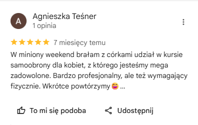 samoobrona dla kobiet srem